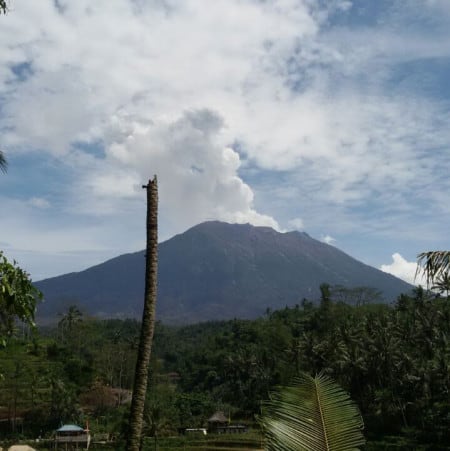 Bali’s tallest volcano Mt.Agung