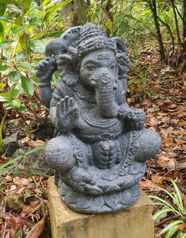 GANESH Statue 50x30cm CPS41 - Is revered as the remover of obstacles and bad luck. Patron of arts and sciences - attracting wealth and success.