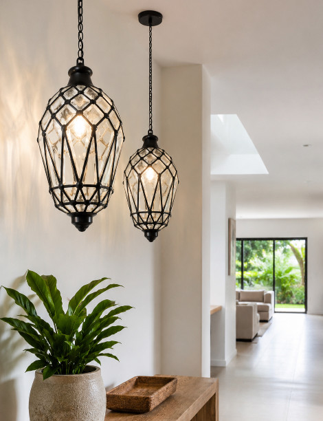 Pendant Light Bevelled glass - CPL11a