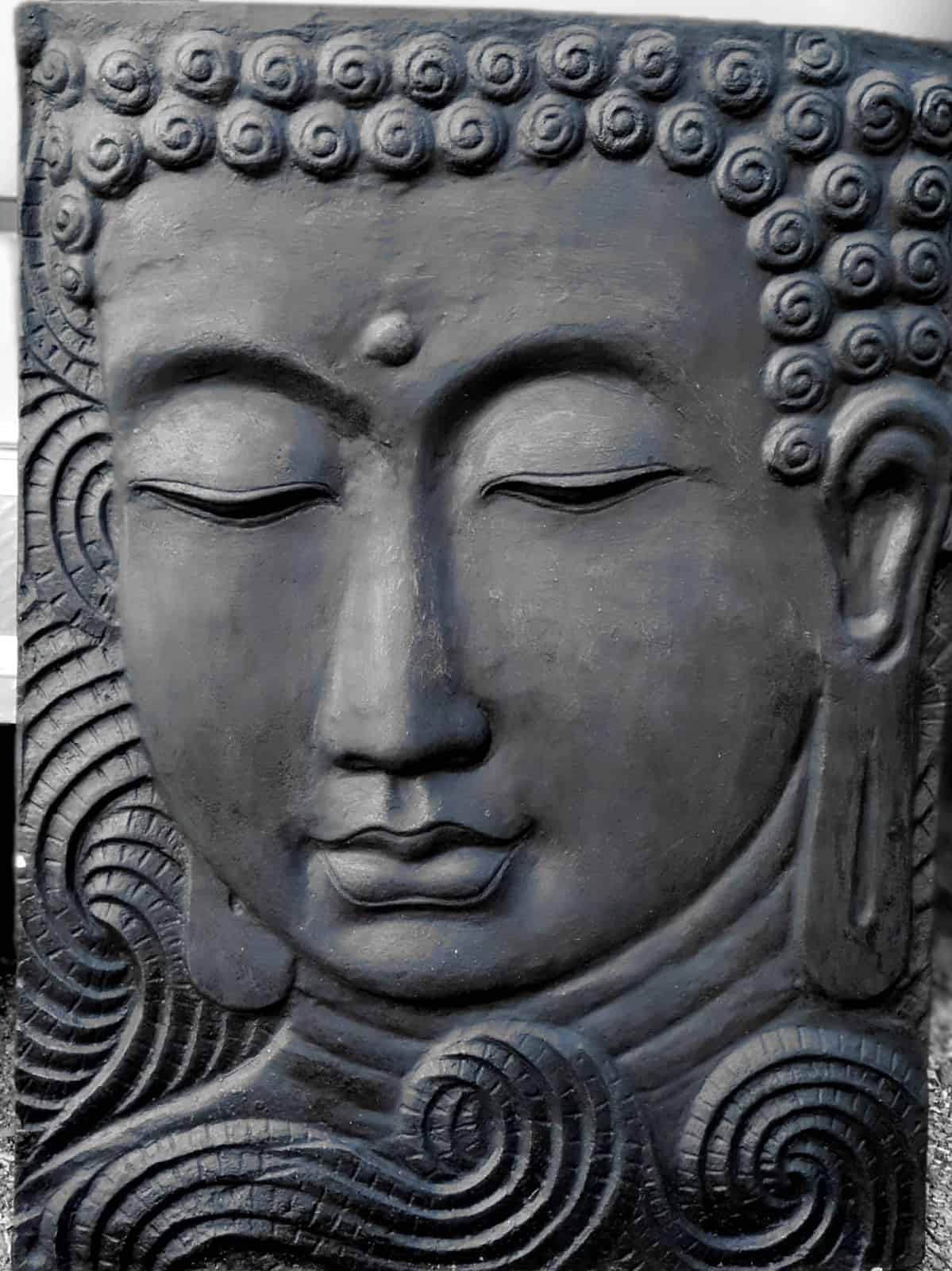 Large BUDDHA Wall plaque CPS144 • CasaPandan - statues & lighting
