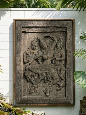 Large Balinese Wall Plaque CPS145