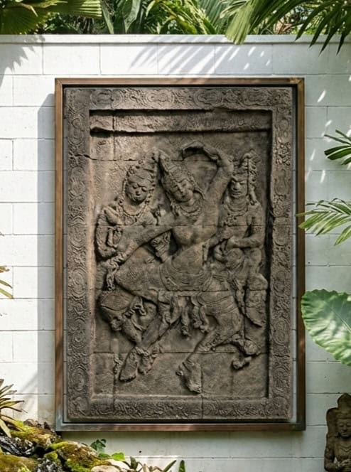 Large Balinese Wall Plaque CPS145