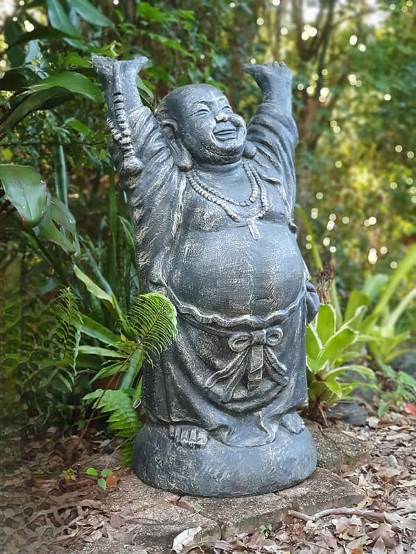 Laughing buddha - 100cm CPS143 Add happiness and prosperity to your home or garden with this Laughing Buddha - handcrafted by the Balinese in Bali.