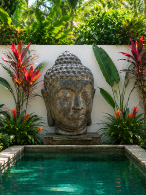 Enhance your space with the Large Buddha Head Statue - 100cm CPS107, a calming symbol of peace and enlightenment. Transform your home today!