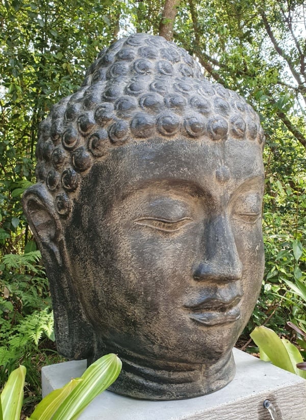 Large Buddha Head Statue - 100cm CPS107 will help to reduce stress and anxiety, as it is a symbol of peace and enlightenment in Buddhism.