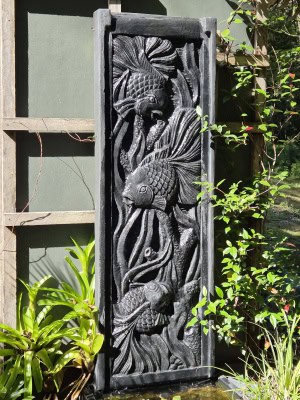 Transform your garden into a serene oasis with the Balinese Fountain 185cm (pump incl.) CPS178. Enjoy the calming sound of trickling water!