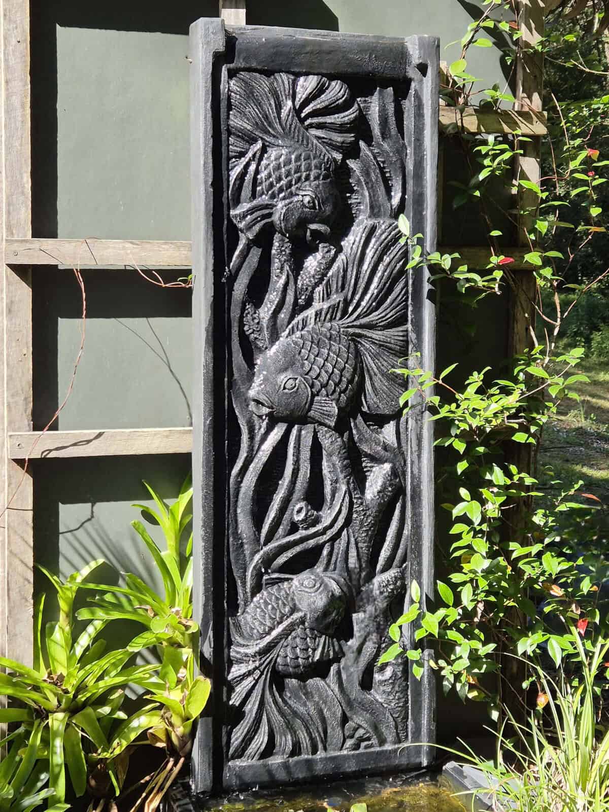 Transform your garden into a serene oasis with the Balinese Fountain 185cm (pump incl.) CPS178. Enjoy the calming sound of trickling water!