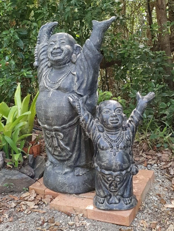 Add happiness and prosperity to your home or garden with these Happy buddhas from CasaPandan, handcrafted by the Balinese in Bali.