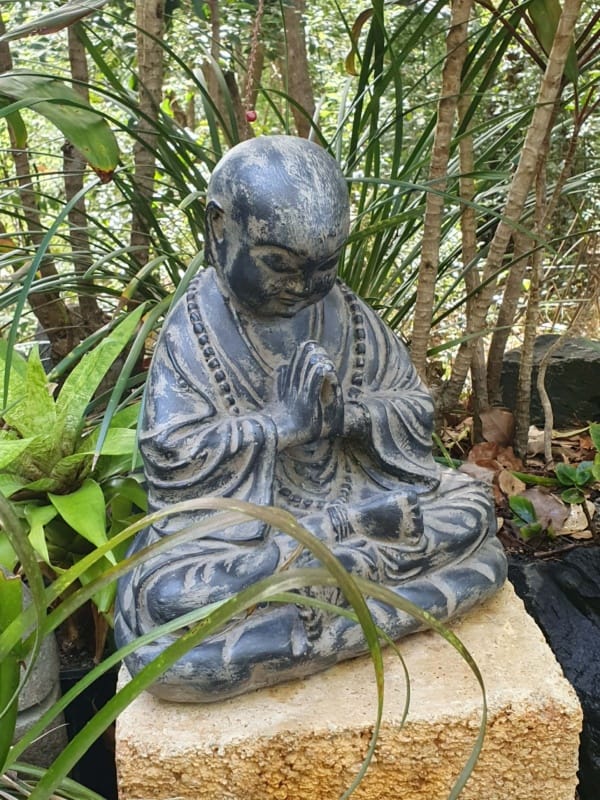 Praying Buddha Statue 27cm - CPS100 that was created for you by the gifted Balinese to help you to relax. The universal greeting and gesture of respect.