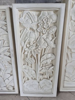 Enhance your garden or interior with our handcrafted 90cm Lotus Flower wall panel from CasaPandan. Its will bring a serene feel to any space.