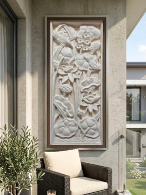Lotus Flower Wall panel 90cm - CPD306