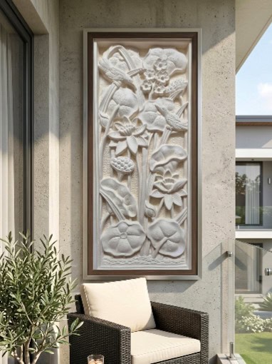 Lotus Flower Wall panel 90cm - CPD306