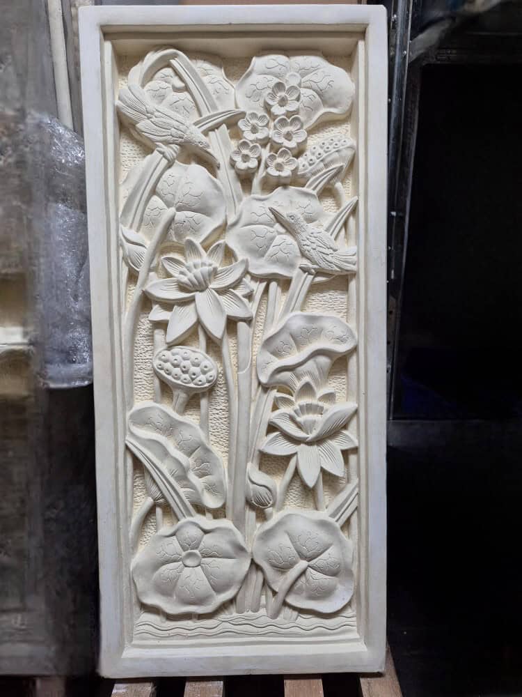 Enhance your garden or interior with our handcrafted 90cm Lotus Flower wall panel from CasaPandan. Its will bring a serene feel to any space.