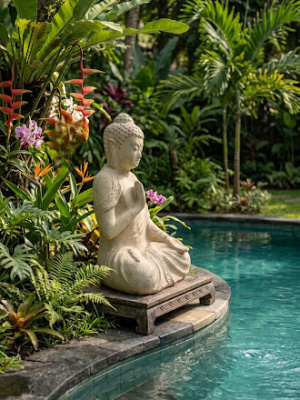 Enhance your space with the calming presence of the Peaceful Buddha from CasaPandan - 65cm CPS250. Transform any area with serenity and style today!