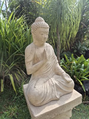 Enhance your space with the calming presence of the Peaceful Buddha from CasaPandan - 65cm CPS250. Transform any area with serenity and style today!