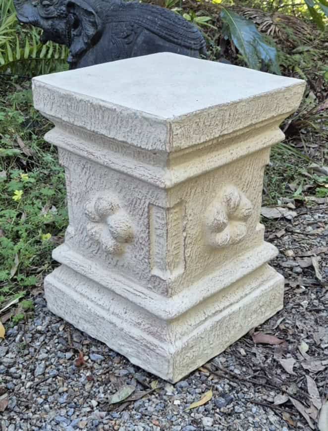 Simple, sturdy, and elegant. The Plant or Statue Plinth 45cm from CasaPandan is handcrafted in Bali using durable Glass Reinforced Concrete (GRC).