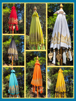 BALINESE WATERPROOF UMBRELLAS 1.25M Handcrafted by skilled artisans in Bali, Balinese umbrellas from CasaPandan are a stunning addition to any space