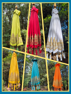 BALINESE WATERPROOF UMBRELLAS 2M wide Handcrafted by skilled artisans in Bali, Balinese umbrellas from CasaPandan are a stunning addition to any space