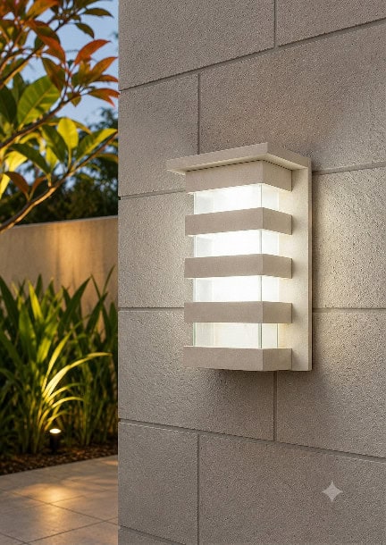 Limestone Wall Light – CPS203 - from CasaPandan is handcrafted from high-quality Balinese limestone. Perfect for both indoor and outdoor settings.